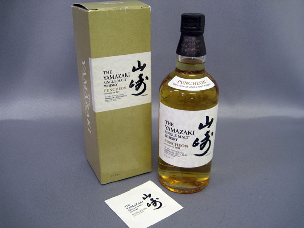 国産ウイスキー】サントリー シングルモルト 山崎パンチョン2011を買取 