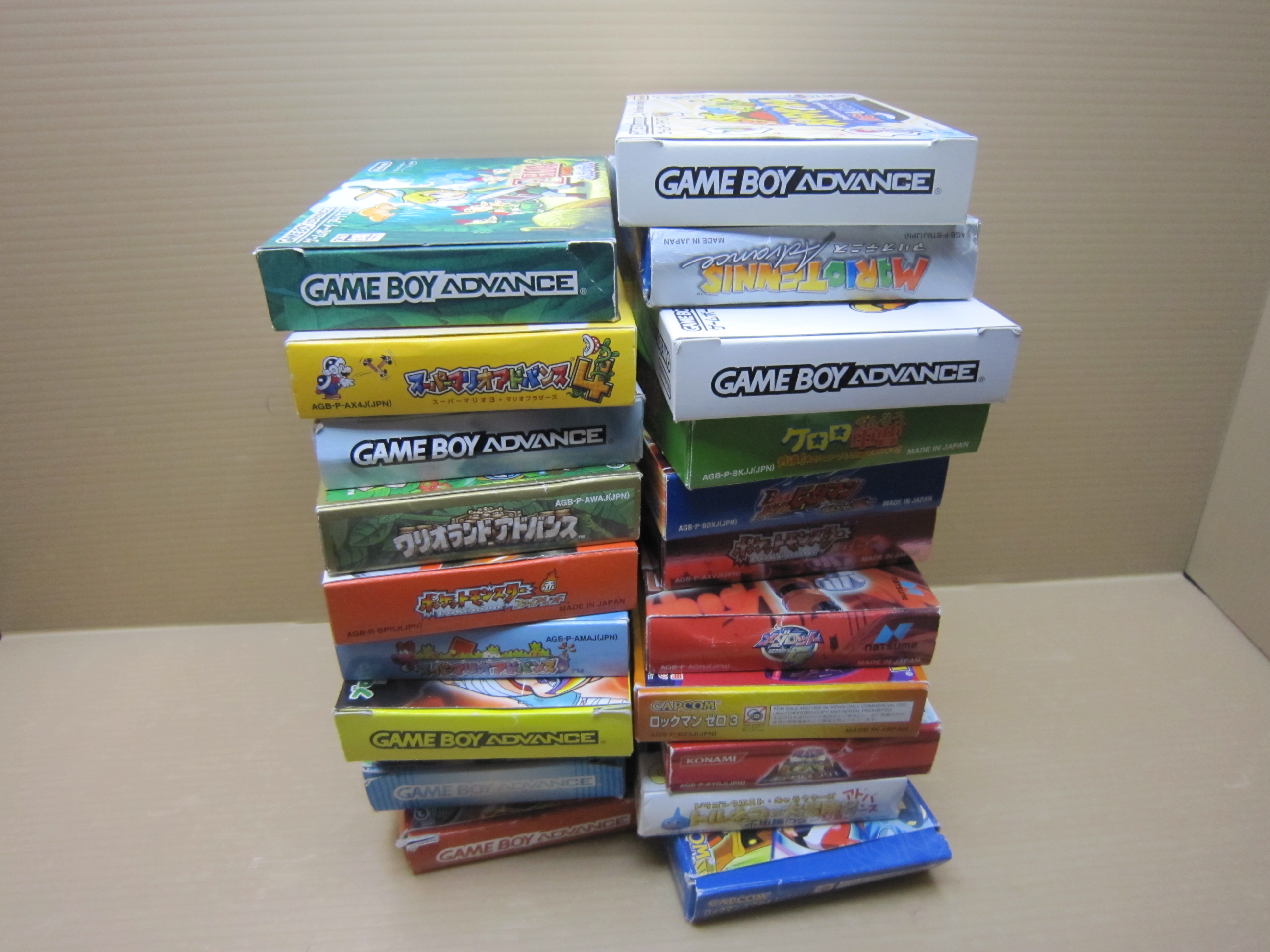 ジャム鳥取店 ゲームボーイアドバンスのソフト 箱付き をまとめてお売りいただきました 鳥取 島根リサイクルショップジャム V Park Jam