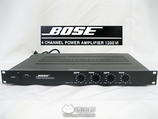 BOSE(ボーズ) 4チャンネル パワーアンプ(PROFESSIONAL POWER AMPLIFIER) "1200VI"