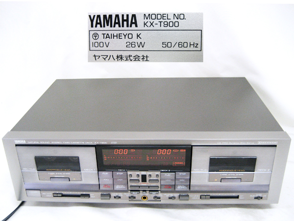 YAMAHA(ヤマハ) ツインリバースカセットデッキ "KX-T900"