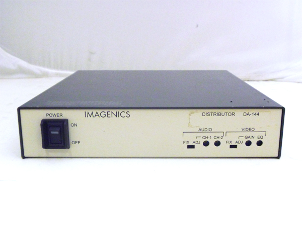 IMAGENICS(イメージニクス) DISTRIBUTOR(1入力4出力映像/音声分配器) DA-144