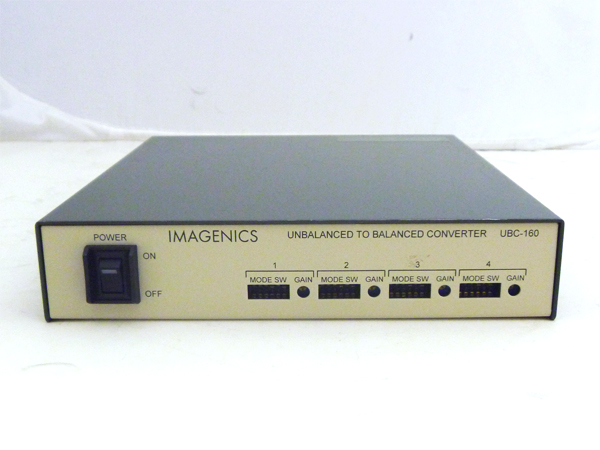 IMAGENICS(イメージニクス) 音声アンバランス入力 バランス出力変換器 UBC-160