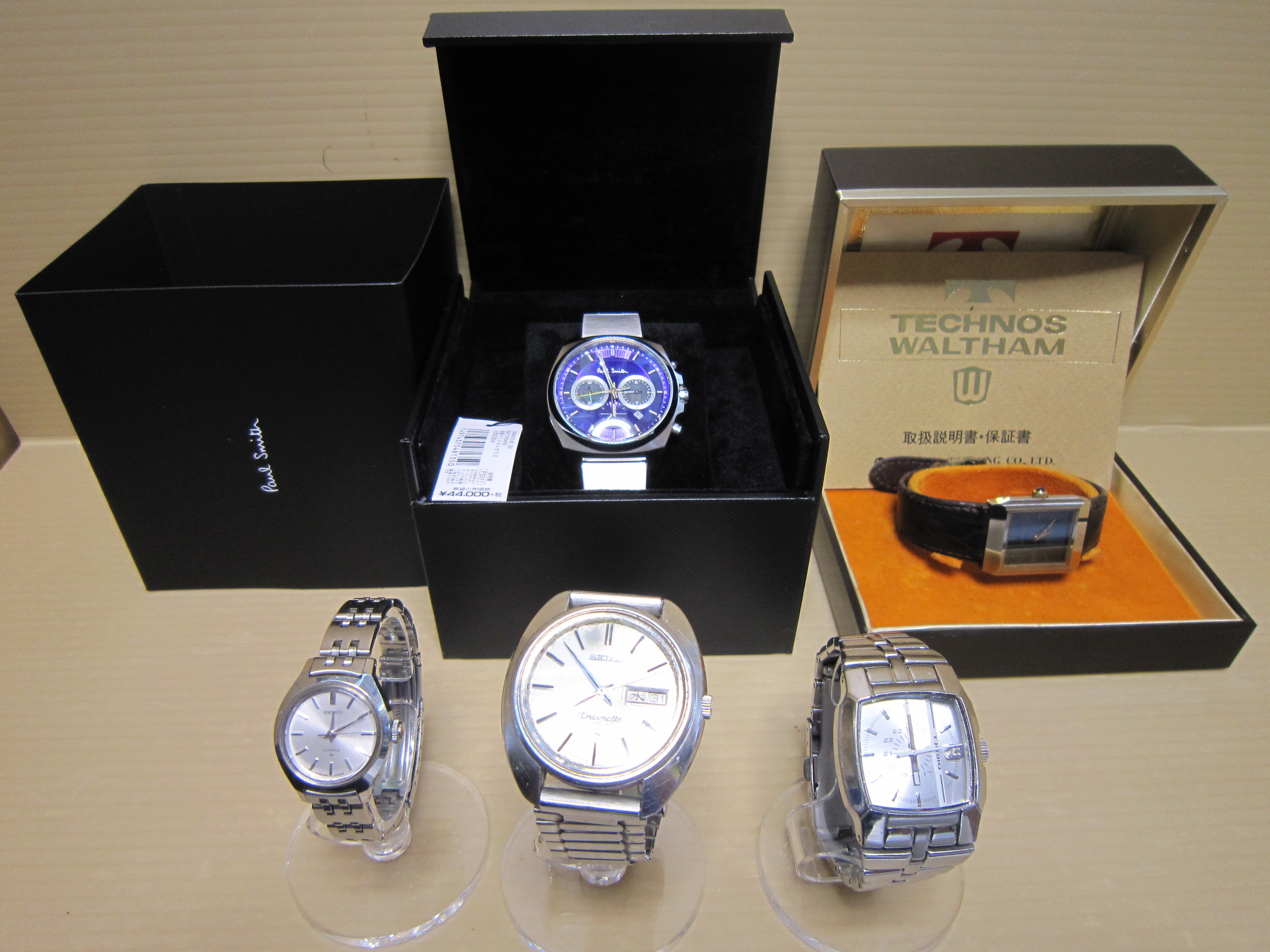 ジャム鳥取店|腕時計をお売りいただきました。セイコープレスマチックやテクノスウォルサムなどマニアックな時計お売りいただきました。 | 鳥取