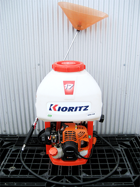 【東伯店(琴浦町)】KIORITZ 背負式動力噴霧器 SHRE170Bを買取させて頂きました。[農業機械・背負い動噴/動散/散布/散布機