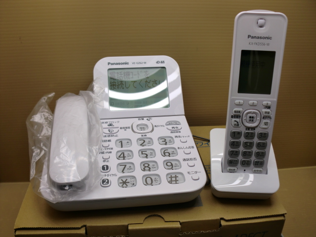 ジャム鳥取店|パナソニック コードレス電話機VE-GZ62DL-Wをお売り ...
